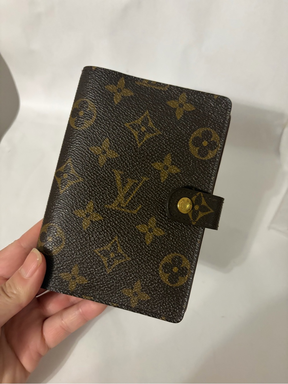 Louis Vuitton Monogram Snap Wallet in Brown and Gold